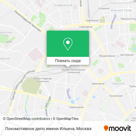 Карта Локомотивное депо имени Ильича