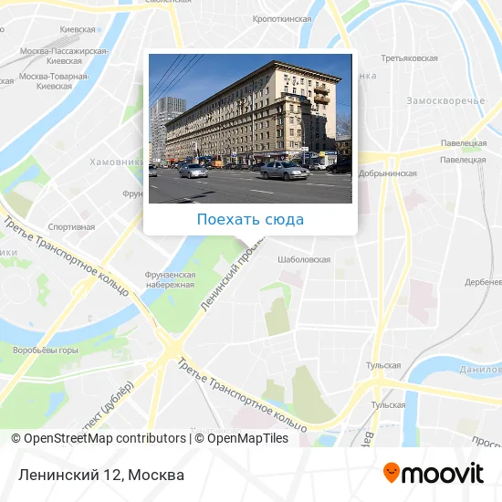 Карта Ленинский 12