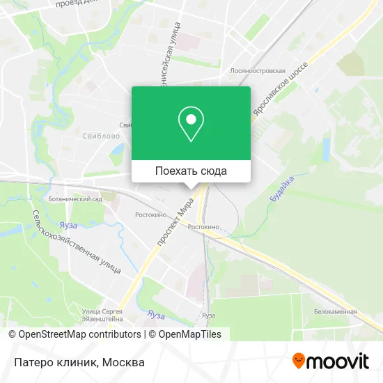 Карта Патеро клиник