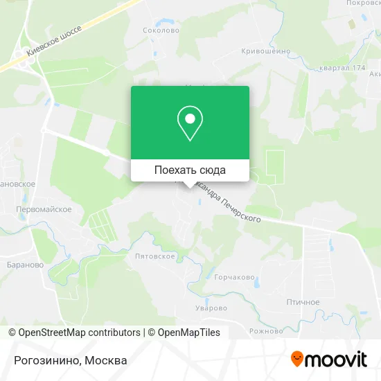 Карта Рогозинино