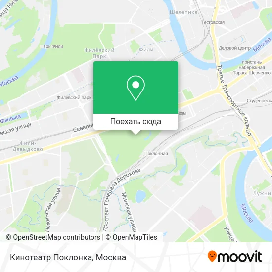 Карта Кинотеатр Поклонка