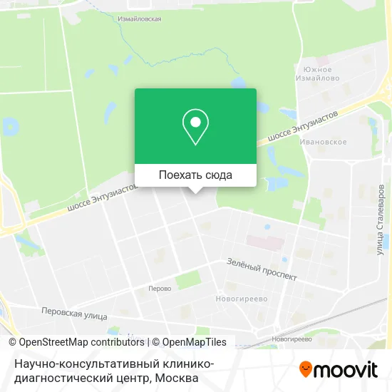 Карта Научно-консультативный клинико-диагностический центр