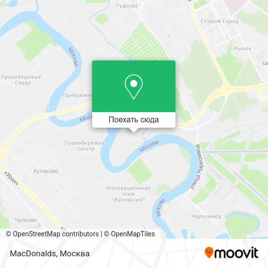 Карта MacDonalds