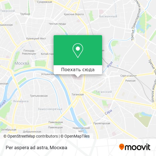 Карта Per aspera ad astra