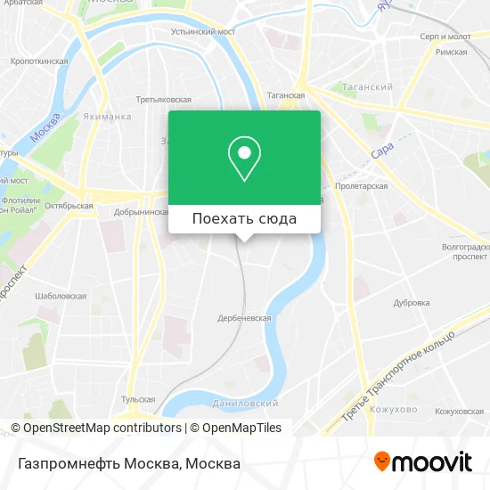 Карта Газпромнефть Москва