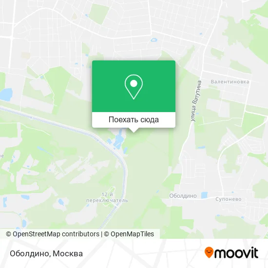Карта Оболдино
