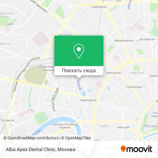 Карта Alba Apex Dental Clinic