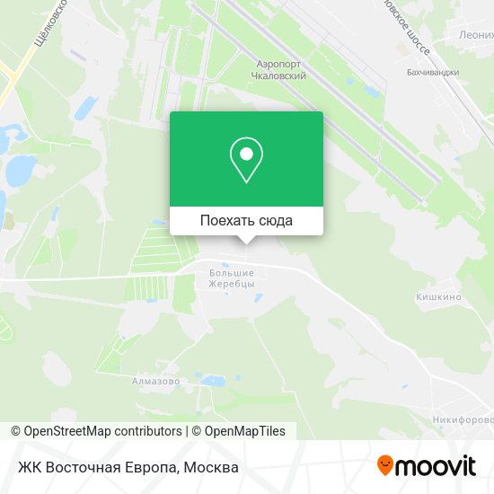 Карта ЖК Восточная Европа