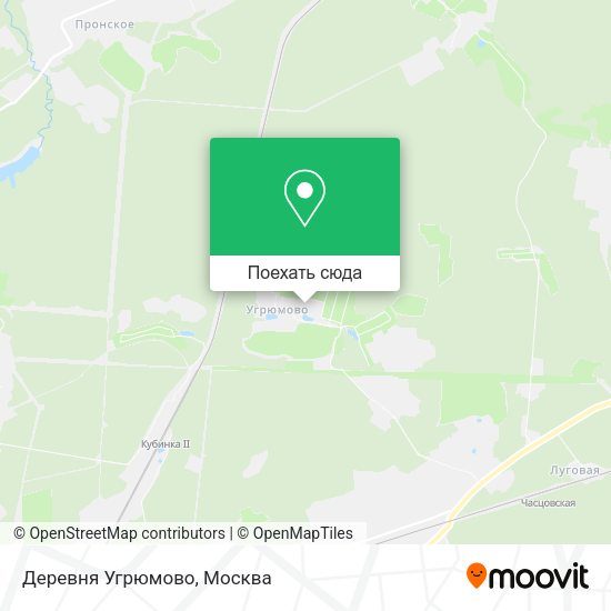 Карта Деревня Угрюмово