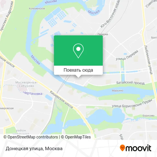 Карта Донецкая улица