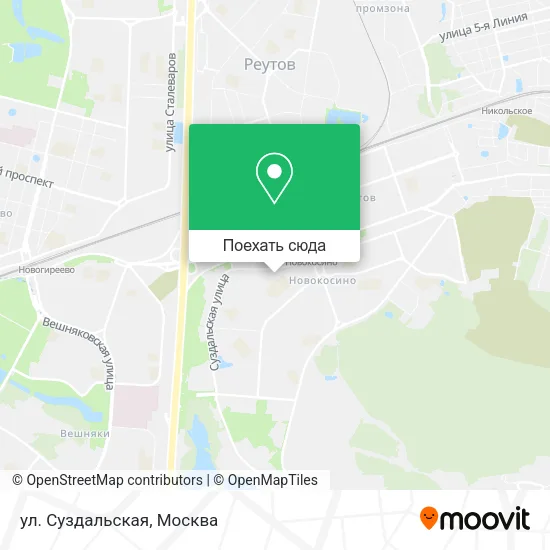 Карта ул. Суздальская