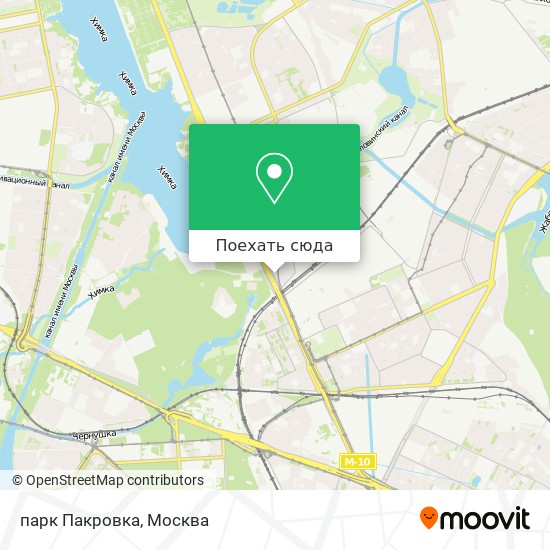 Карта парк Пакровка