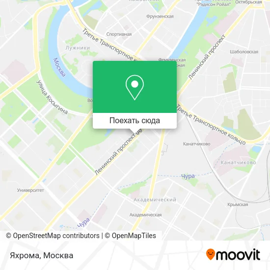Карта Яхрома