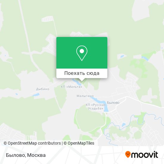 Карта Былово