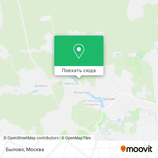 Карта Былово