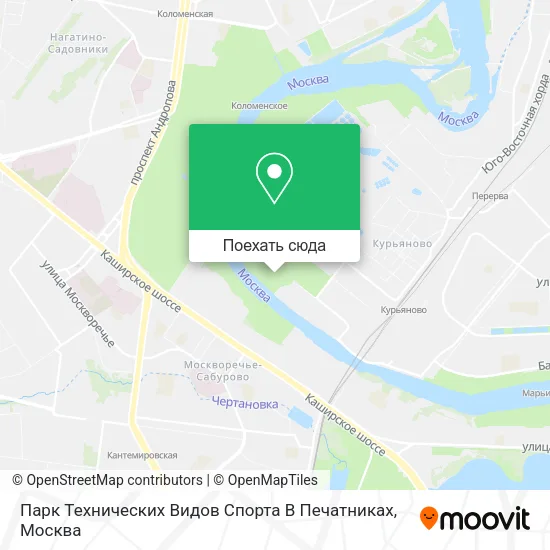 Карта Парк Технических Видов Спорта В Печатниках