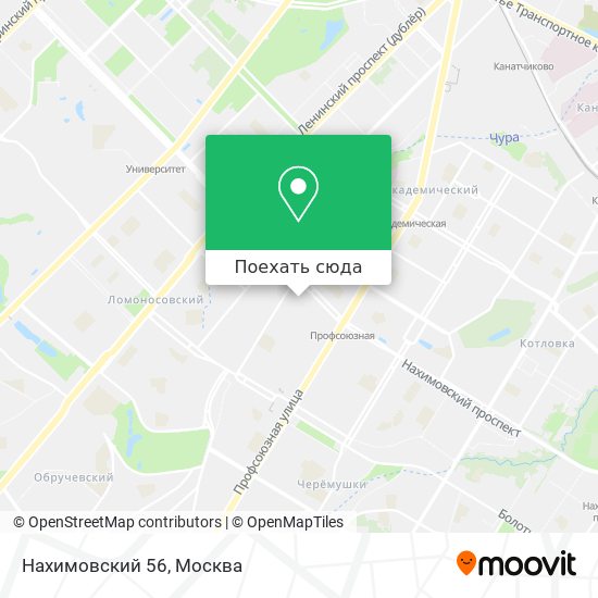 Карта Нахимовский 56