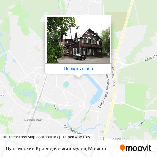 Карта Пушкинский Краеведческий музей