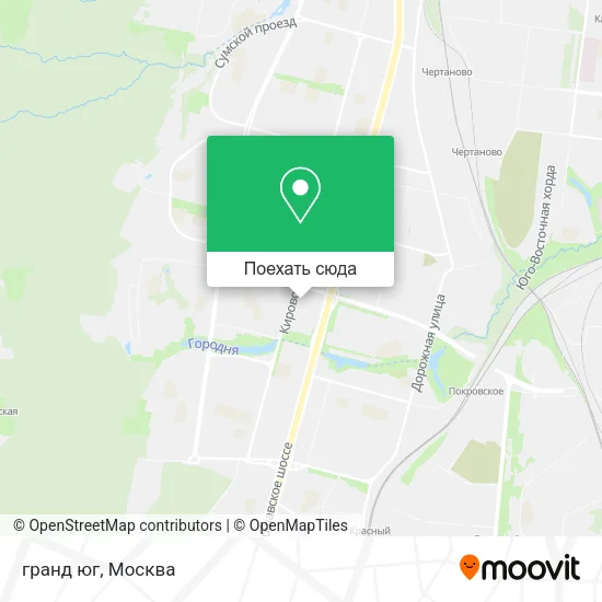Карта гранд юг