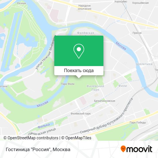 Карта Гостиница "Россия"