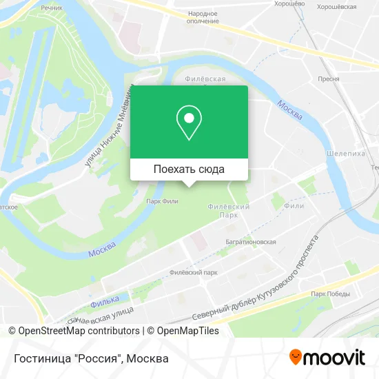 Карта Гостиница "Россия"