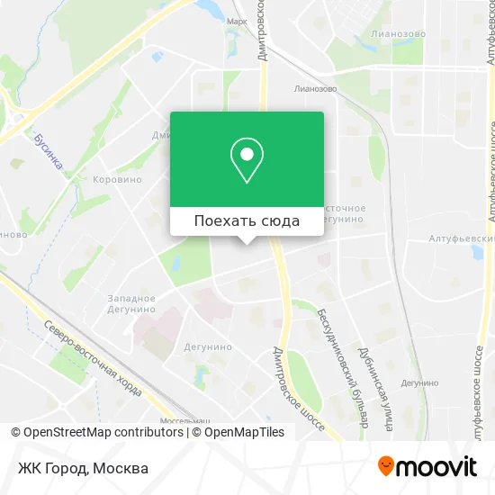 Карта ЖК Город