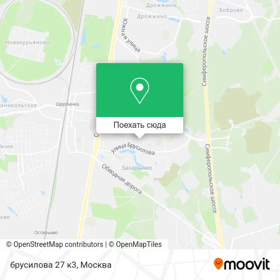 Карта брусилова 27 к3