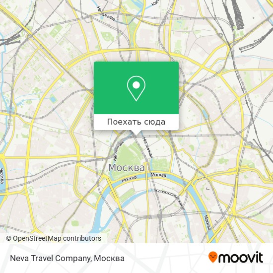 Карта Neva Travel Company