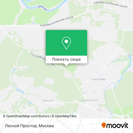 Карта Лесной Простор