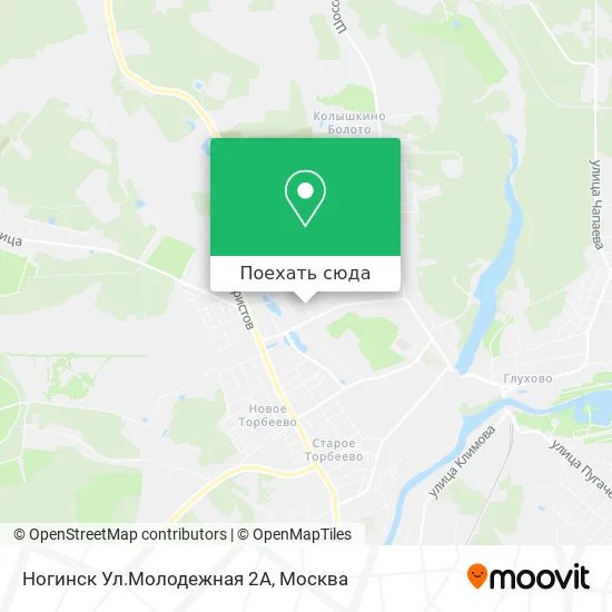 Карта Ногинск Ул.Молодежная 2А