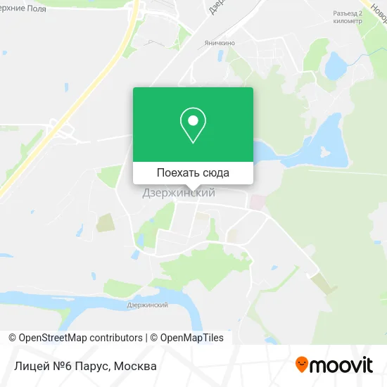 Карта Лицей №6 Парус