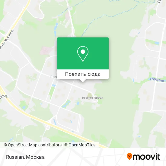 Карта Russian