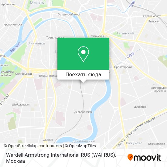 Карта Wardell Armstrong International RUS (WAI RUS)