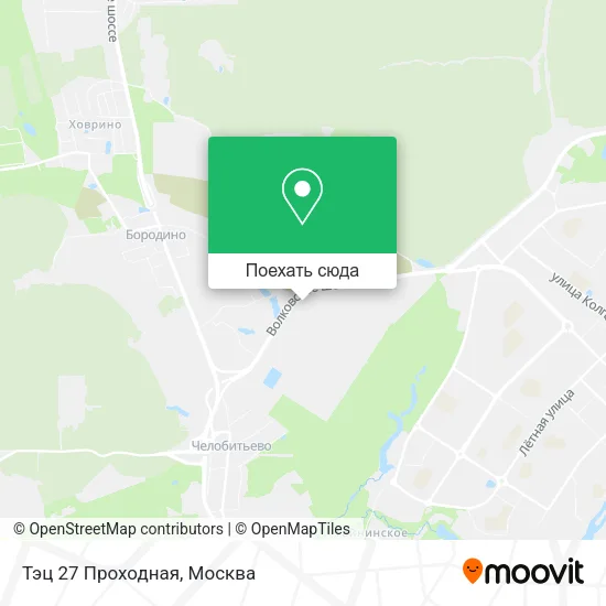 Карта Тэц 27 Проходная