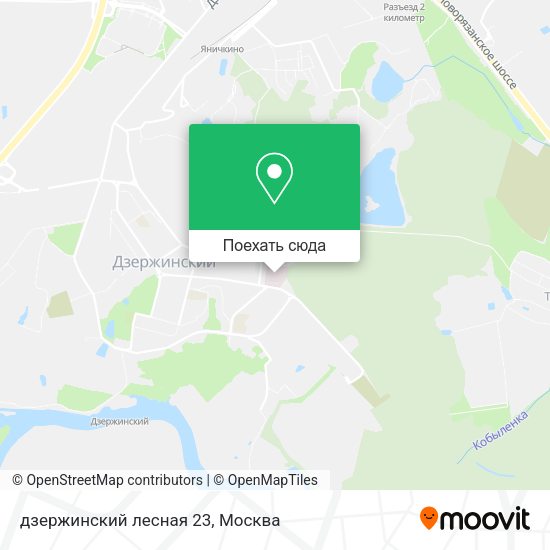 Карта дзержинский лесная 23