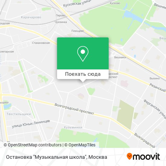 Карта Остановка "Музыкальная школа"