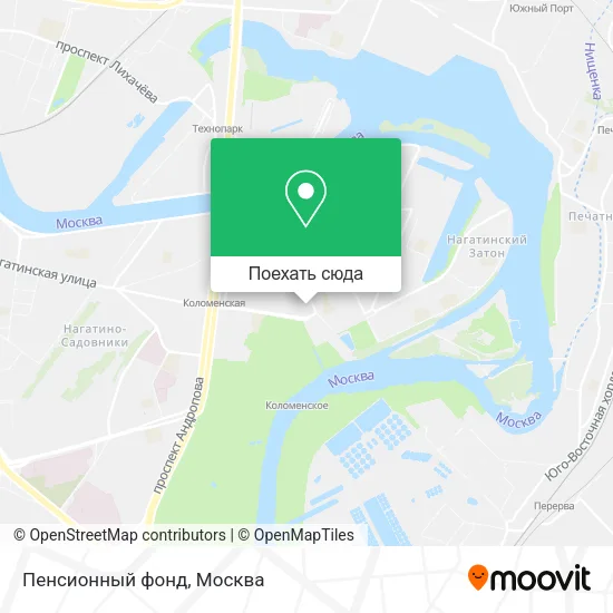 Карта Пенсионный фонд