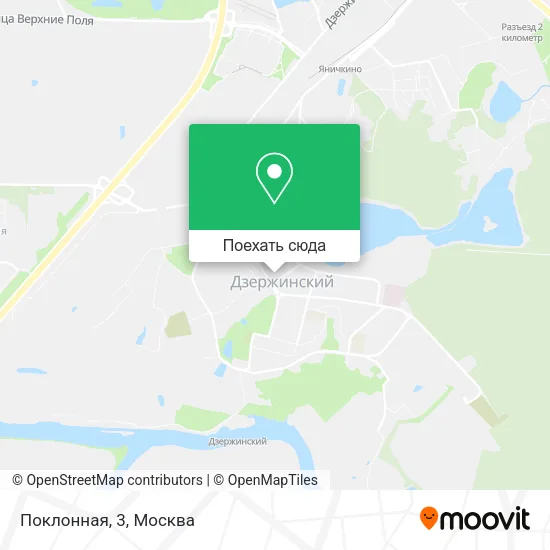 Карта Поклонная, 3
