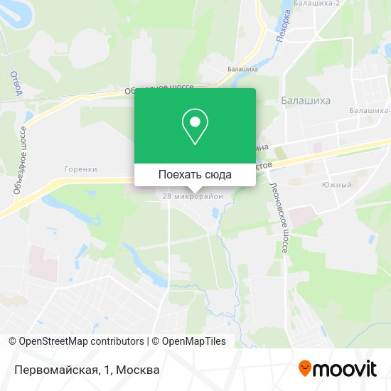 Карта Первомайская, 1