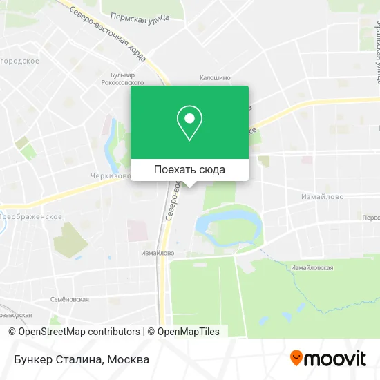 Карта Бункер Сталина
