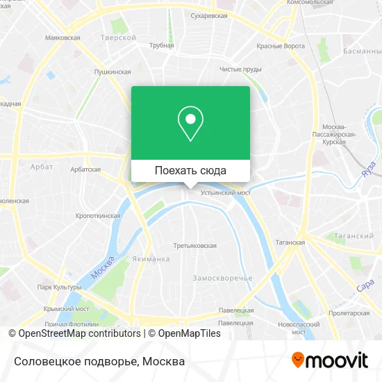 Карта Соловецкое подворье
