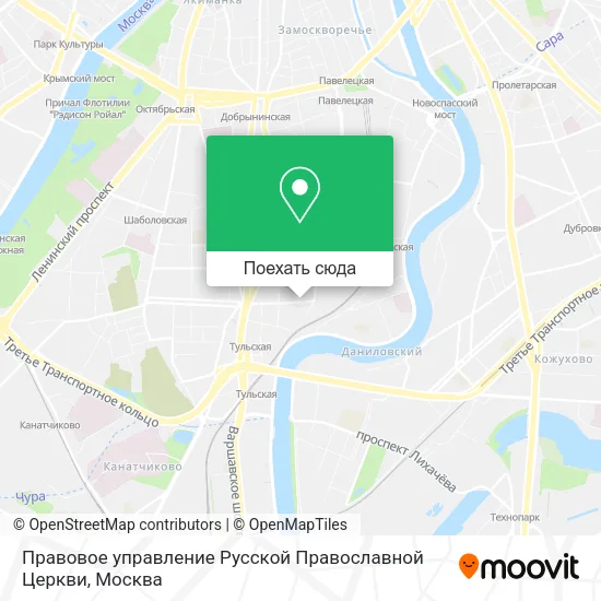Карта Правовое управление Русской Православной Церкви