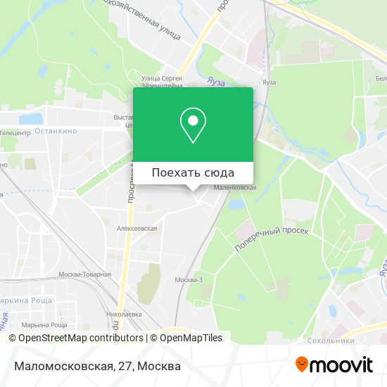 Карта Маломосковская, 27