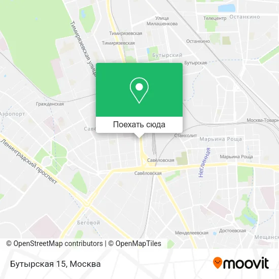 Карта Бутырская 15