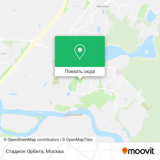 Карта Стадион Орбита