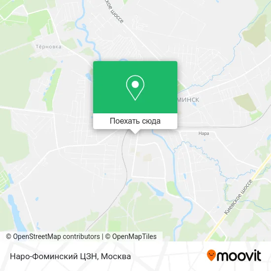 Карта Наро-Фоминский ЦЗН