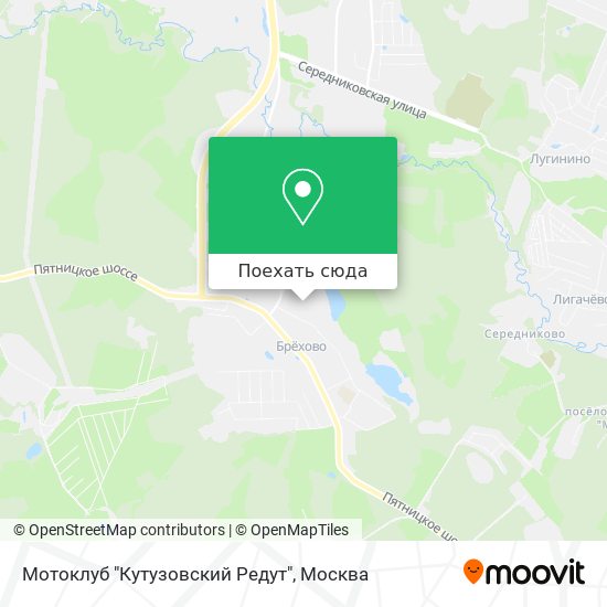 Карта Мотоклуб "Кутузовский Редут"