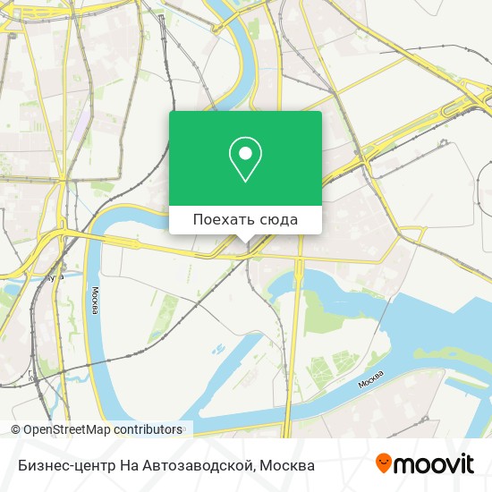 Карта Бизнес-центр На Автозаводской