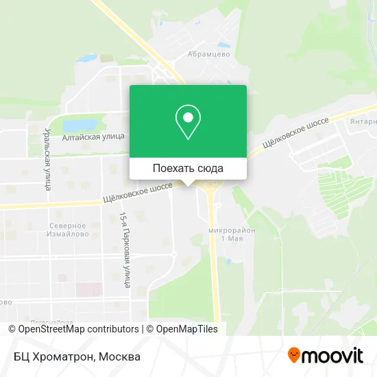 Карта БЦ Хроматрон