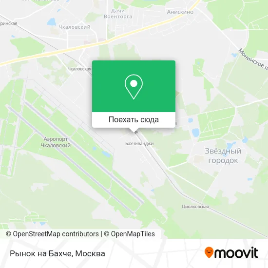 Карта Рынок на Бахче